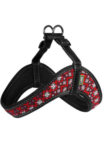 Шлея Comfort Вишиванка S обхват грудної клітки 36-42 см (2100103103016) Hi Dog (320761061)