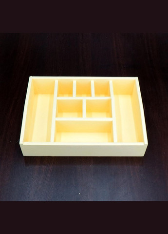 Органайзер настільний з дерева Бруквуд лимонад (КНЦ-005051) No Brand (328225984)