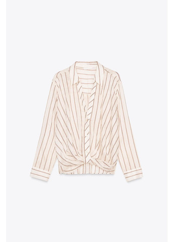Бежевая рубашка Zara
