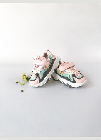 Розовые детские кроссовки 21 г 13,5 см розовый артикул к420 Kimbo-O