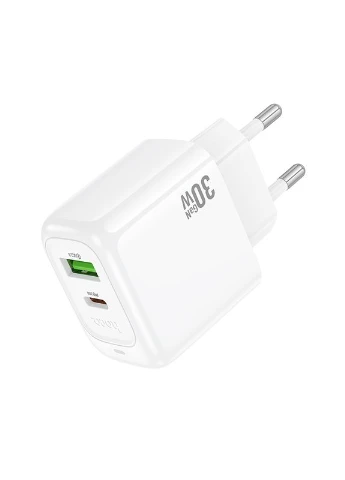 Мережевий зарядний пристрій Surplus PD30W+QC3.0 charger (6942007631549) Hoco CS55A (386490106)