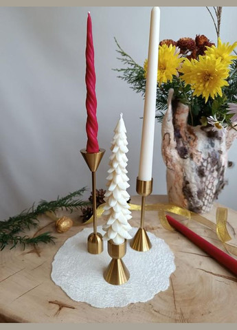 Набор подсвечников gold 3 шт различной высоты, двухсторонний. No Brand (316631251)