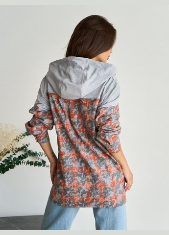 Цветная повседневный рубашка однотонная ISSA PLUS