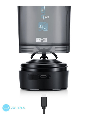 Шейкер спортивный электрический VOLTRX 600 мл. Tritan Blue SmartShake Gallium (329187958)