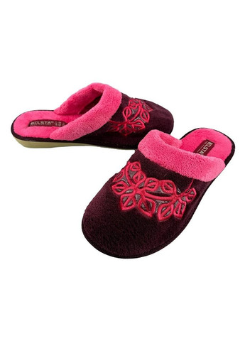 Кімнатні тапочки жіночі бордові 209-5 Белста (366449357)