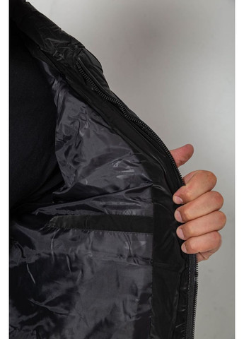 Чорна демісезонна куртка чоловіча демісезонна Ager 214R833К