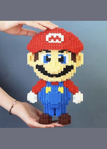 сертифицированный безопасный пластик высокого качества 4580 деталей 28*18 см No Brand Конструктор Mario (329692531)