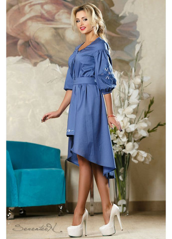 Синее платье 780.2182 Seventeen