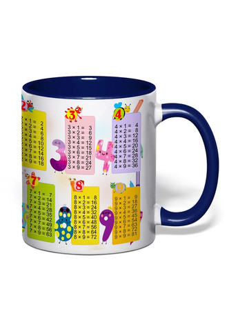 Чашка с печатью "Табличка умножения" №4 330 мл ( ) (29909) No Brand (358210629)