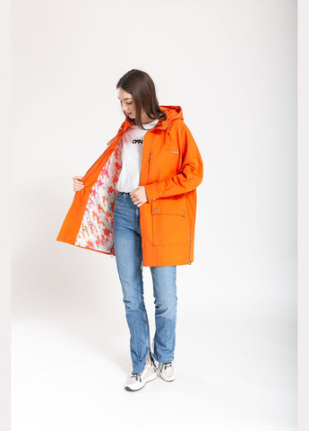 Оранжевая демисезонная куртка Esmeralda