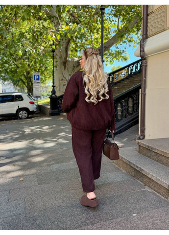 Костюм вельветовый,сорочка на пуговицах и брюки прямые. Україна (356447401)