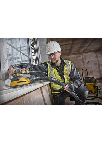 Шліфмашина ексцентрикова 280Вт 8000-12000об.хв 125мм амплітуда 2.6мм 1.28кг DeWALT (360397932)