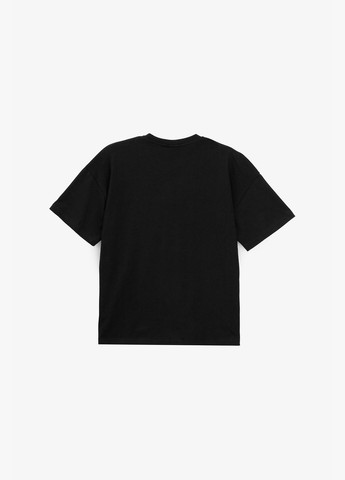 Черная летняя футболка с принтом для мальчика 12135 128 см черный shop (2000990886941) Baby Show