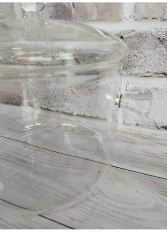 Жароміцна каструля EB-19008 скляна з кришкою для плити 3л Edenberg (356504783)