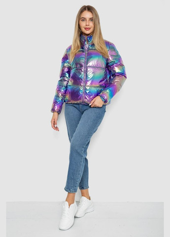 Комбінована демісезонна куртка жіноча демісезонна плащівка Ager 243R2022-6