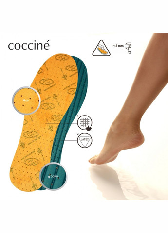 Стелька (р) Текстиль 2-8-1-665-11-45 Coccine (328835854)