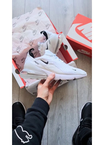 КРОСІВКИ ЖІНОЧІ NIKE AIR MAX 270 WHITE НАЙК АІР МАКС 270 No Brand білі демісезони (367176805)