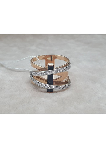 Золотое кольцо с фианитами. 379602 Tango (370718260)