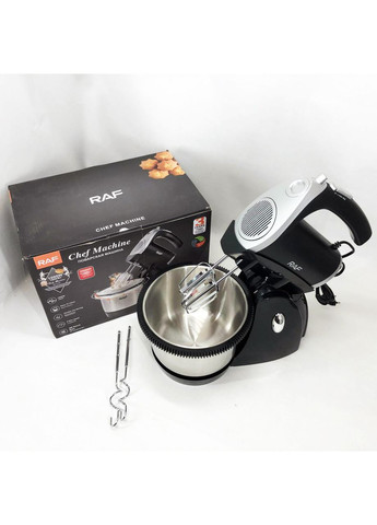 Миксер с режимами скорости RAF R.6662 1000 Вт 3 л, Бюджетный тестомес для дома, SB-746 Кухонный миксер No Brand (351486091)