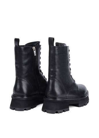 Жіночі Черевики RY706K-7Y8 Чорний Шкіра MIRATON (365434793)