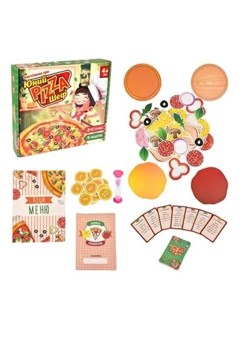 Настільна гра Юний Pizza Шеф 30781 інгредієнти для піци 6 рецептов Strateg (376792519)