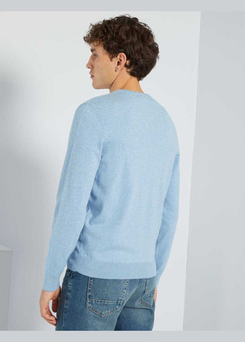 Голубой пуловер демисезон,голубой, Kiabi