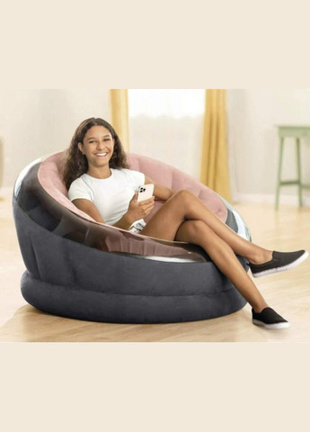 Надувне крісло 112 x 109 x 69 см 68582-coral Intex (344559388)