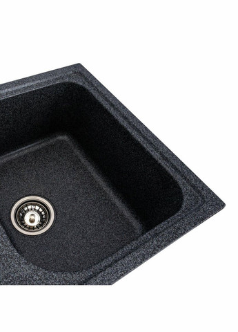 Гранітна мийка для кухні 7950 Equatoria матовий Графіт Platinum (342071597)