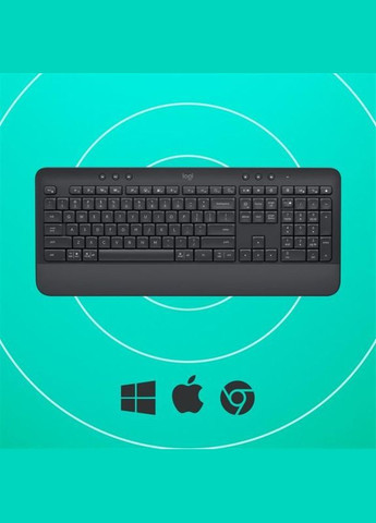 Клавиатура беспроводная Signature K650 US Graphite USB (920010945) Logitech (316152282)