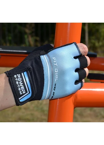 Рукавички для фітнесу PS-2920 Fit Girl Evo Blue Power System (396799910)