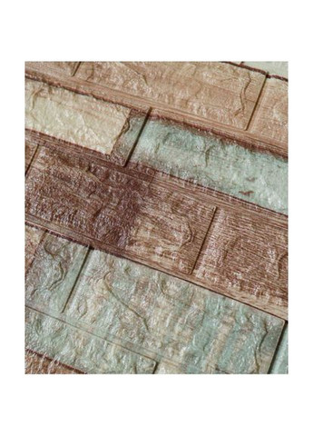 Самоклеющаяся декоративная 3D панель голубой камуфляж 700x770x5 мм Loft Expert (301873116)