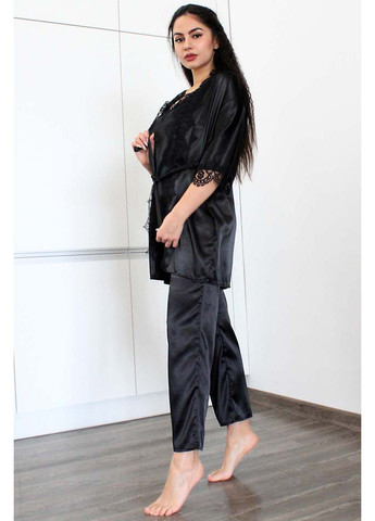 Чорна піжамний комплект Ghazel