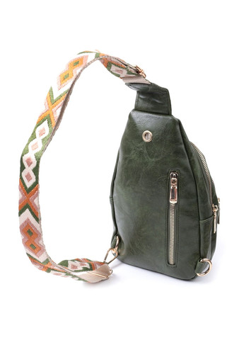 Сумка компактного размера с одной лямкой через плечо из гладкой экокожи 16х25х6,5 см Vintage (315873496)