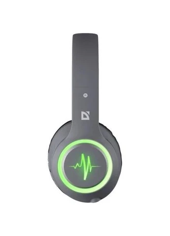 Навушники бездротові FreeMotion B571,, Bluetooth, Mini jack 3.5 мм, USB-C, мікрофон, 32 Ом, 115 дБ, microSD, RGB підсвічування, Defender (395348347)