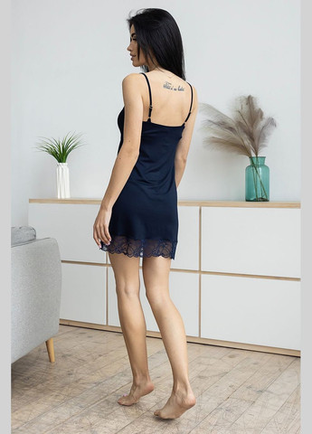 Ночнушка на тонких бретельках Нс1210 Синій MiaNaGreen (293942461)