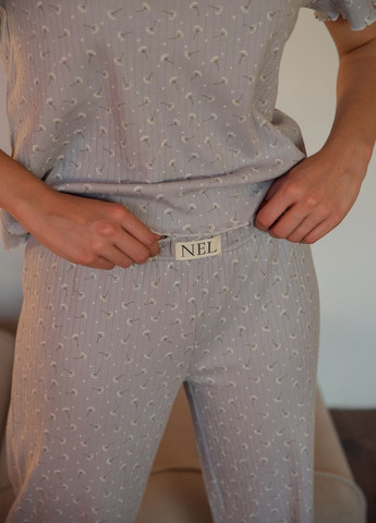 Серая всесезон женская домашняя пижама N.EL.