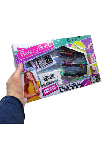 Набір косметики "Beauty Bomb", крейда для волосся, тату MIC (292252126)