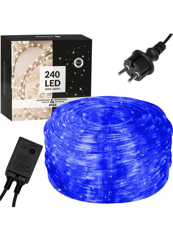 Гірлянда дюралайт вулична (зовнішня) Rope Lights 10 м 240 LED Blue Springos cl1203 (275095635)