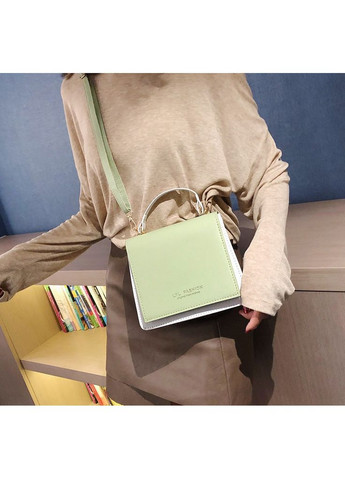 Модная женская маленькая сумка с ручкой, и на плечо "Lyl Fashion" (мятно-белая) China (366874332)