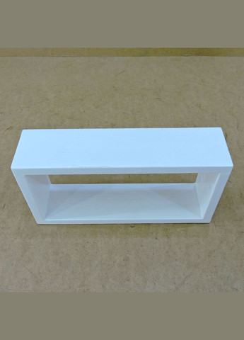 Настенная полка из дерева Алмас 20х39 зефир (НСП-391620) No Brand (328082474)