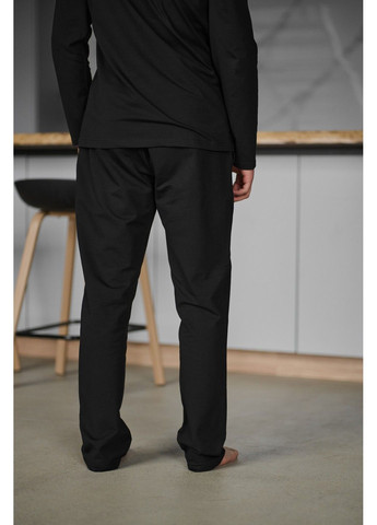 Черные повседневный демисезонные прямые брюки Handy Wear