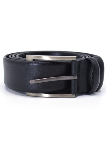 Ремінь зі шкіри оленя 35 мм чорний, класична пряжка st228673 нікель квадрат Sergio Torri (358052603)