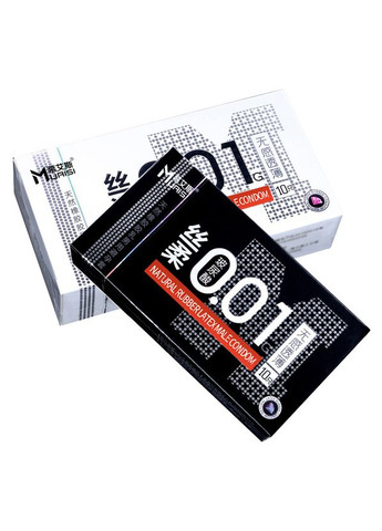 Black з підвищеною кількістю змазки 0,01 мм, 10 шт - CherryLove Muaisi (293149633)