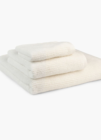 Рушник "Хвиля" 30х50 см MVM однотонний кремовий