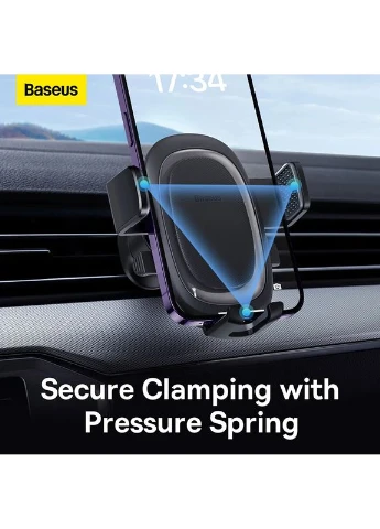 Автотримач Baseus UltraControl Pro Clamp-Type 105x113x235 мм пластик No Brand UltraControl Pro Series Clamp-Type (401165498)
