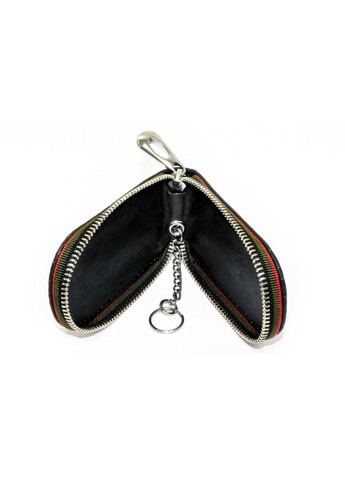 Ключниця, шкіряна автоключниця з логотипом МАЗДА (чорна 16007) Mazda (360949115)