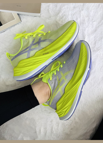 Кислотно-зелені Осінні кросівки чоловічі і жіночі asics superblast neon green | асікс супербласт кислотно-зелені No Brand