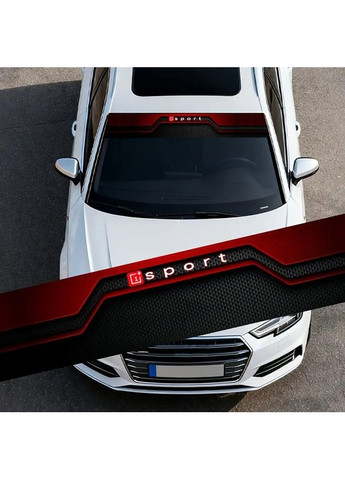 Наклейка на лобовое стекло авто 3D TUNING STUDIO Спорт 1350х200х0.15мм No Brand (369144492)