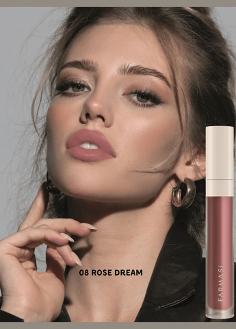 Жидкая Матовая Помада 08 Rose Dream 4 г Farmasi (295265857)