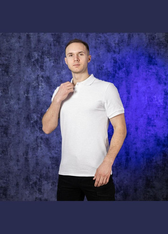 Белая футболка-базовая футболка поло с коротким рукавом для мужчин Vakko